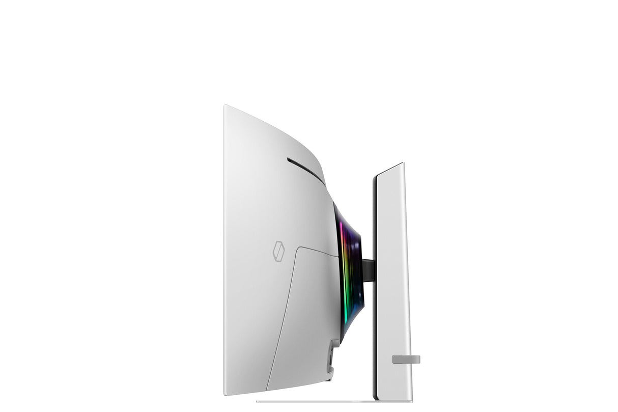 Samsung G93SD computerskærm 124,5 cm (49") 5120 x 1440 pixel Dual QHD OLED Sølv