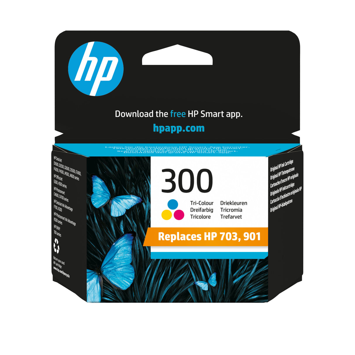 HP Original 300-blækpatron, trefarvet
