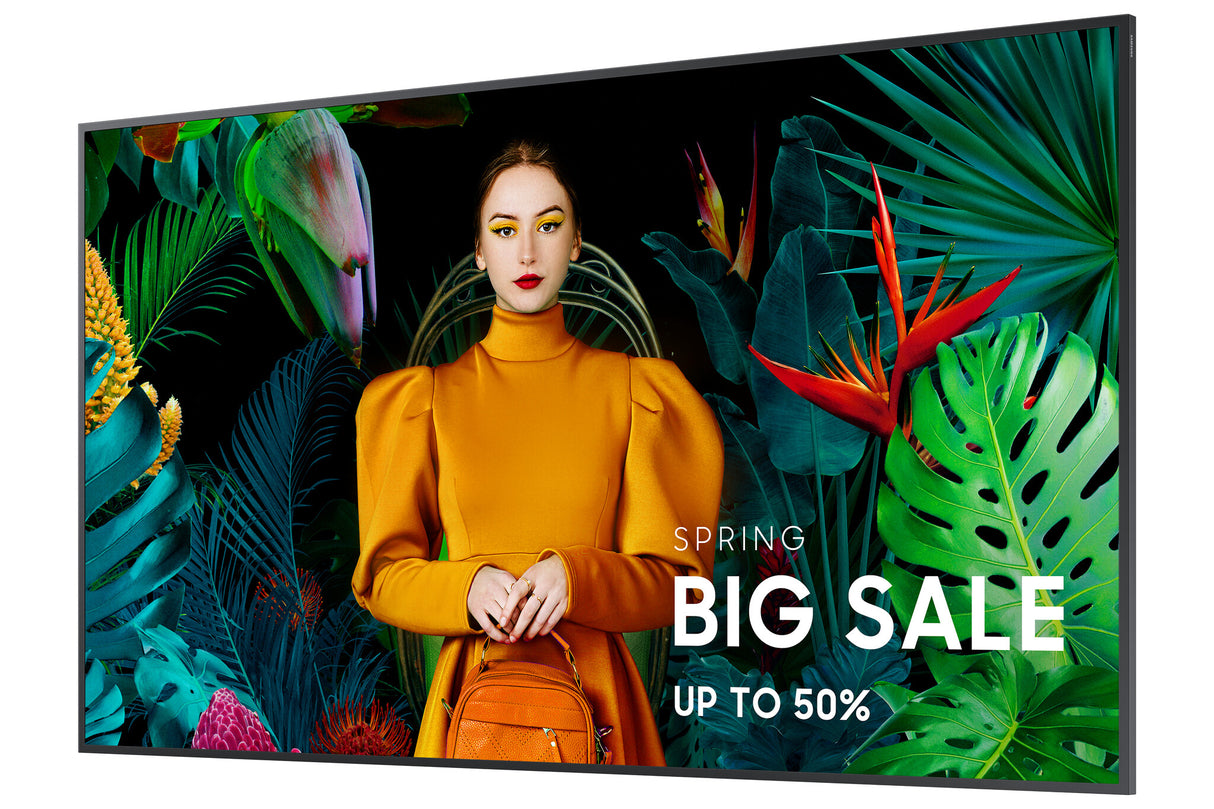 Samsung QM55C Digital fladpaneldisplay 139,7 cm (55") LCD Wi-Fi 500 cd/m² 4K Ultra HD Sort Tizen 24/7