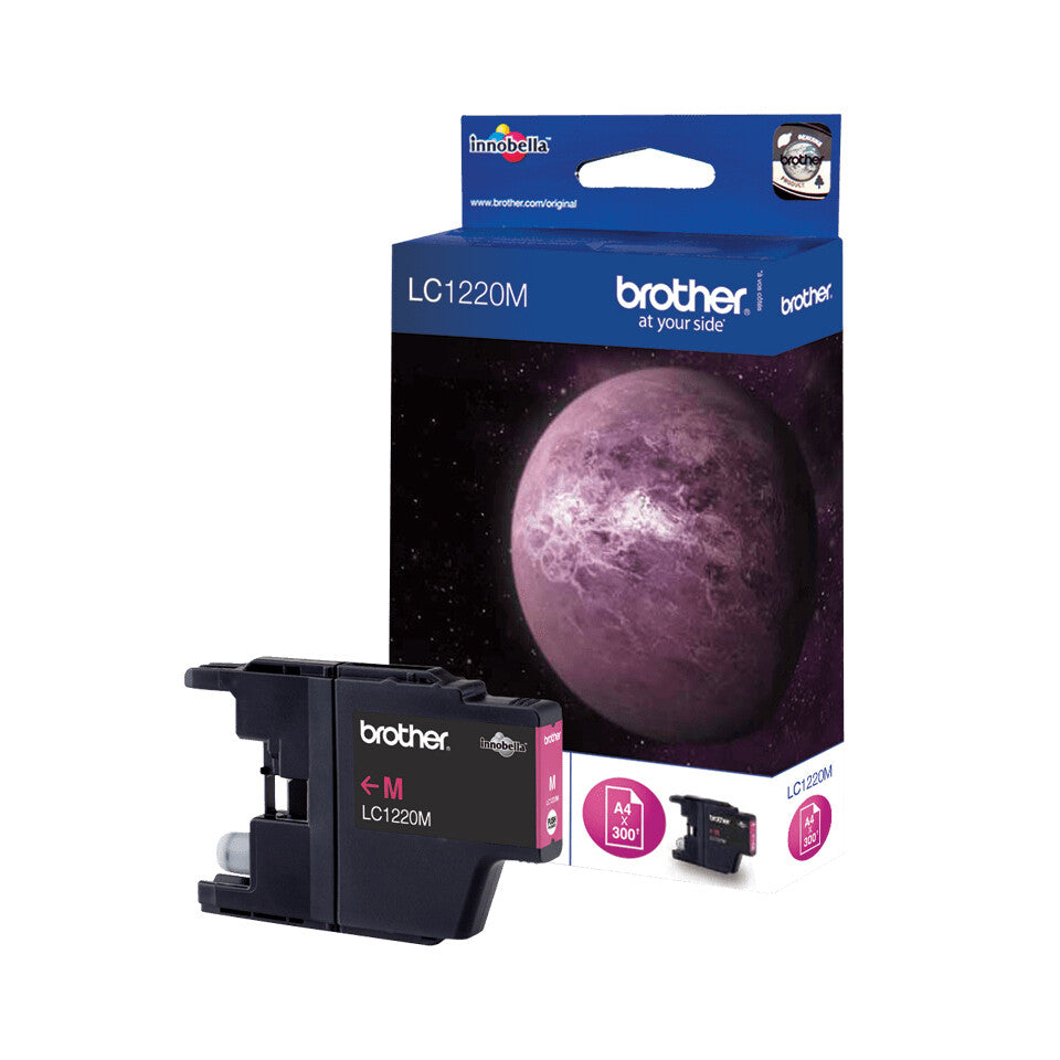 Brother LC1220M blækpatron 1 stk Original Magenta