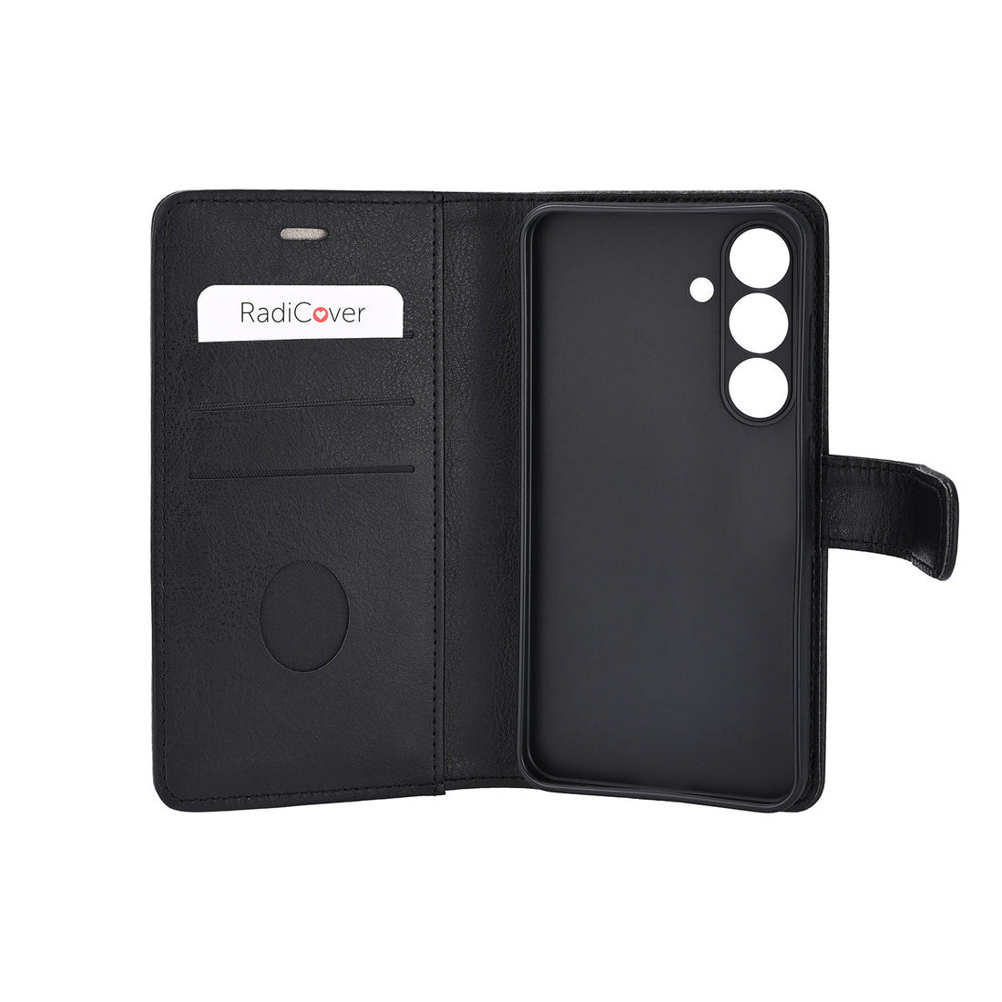 Radicover RAD303 mobiltelefon etui 15,8 cm (6.2") Tegnebogsetui Sort