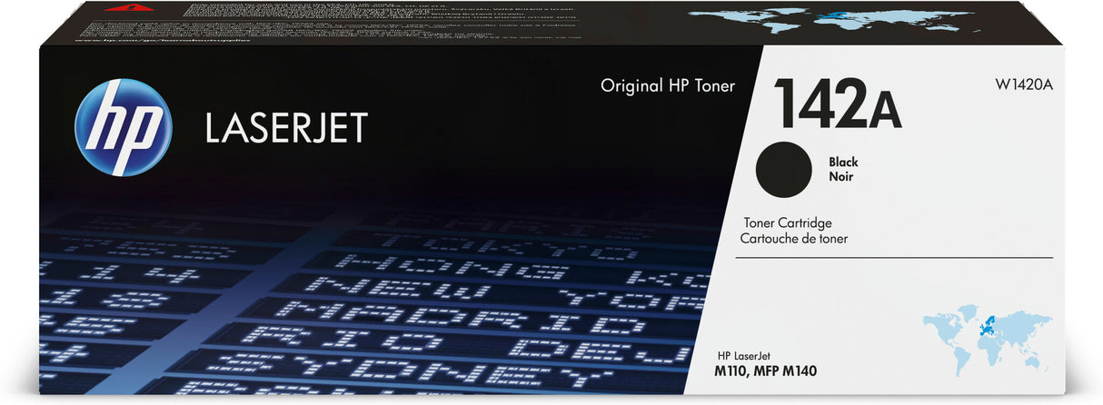HP 142A Original LaserJet-tonerpatron, sort