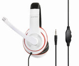 Gembird MHS-03-WTRDBK hovedtelefoner/headset Ledningsført Spil Sort, Rød, Hvid