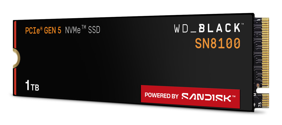 Western Digital Black WD_BLACK SN8100 NVMe 1 TB M.2 PCI Express 5.0 TLC 3D NAND