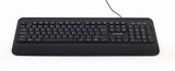 Gembird KB-UML-03 tastatur Spil USB QWERTY US engelsk Sort