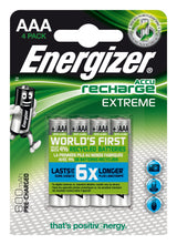 Energizer Accu Recharge Extreme 800 AAA BP4 Genopladeligt batteri Nikkel-Metalhydrid (NiMH)
