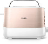 Philips Viva Collection HD2638/11 brødrister 7 2 skive(r) 950 W Roseguld, Hvid