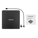 Intenso EOD 400D Slim optisk diskdrev DVD Super Multi DL Sort