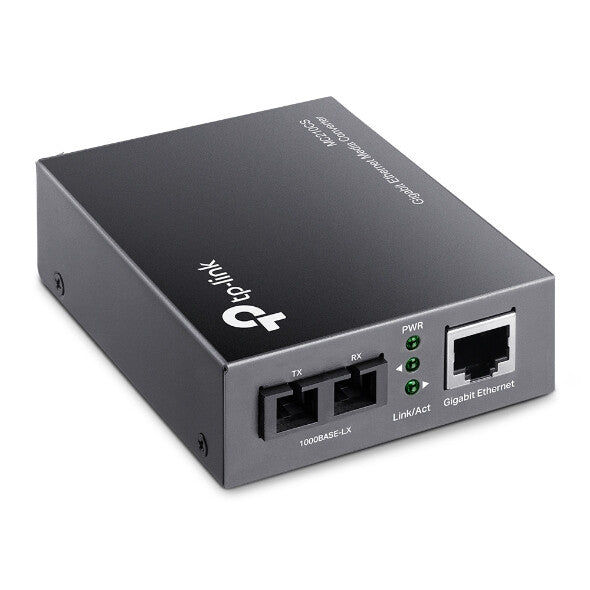 TP-Link MC210CS netværksomformer til medie 1000 Mbit/s 1310 nm Enkeltilstand Sort