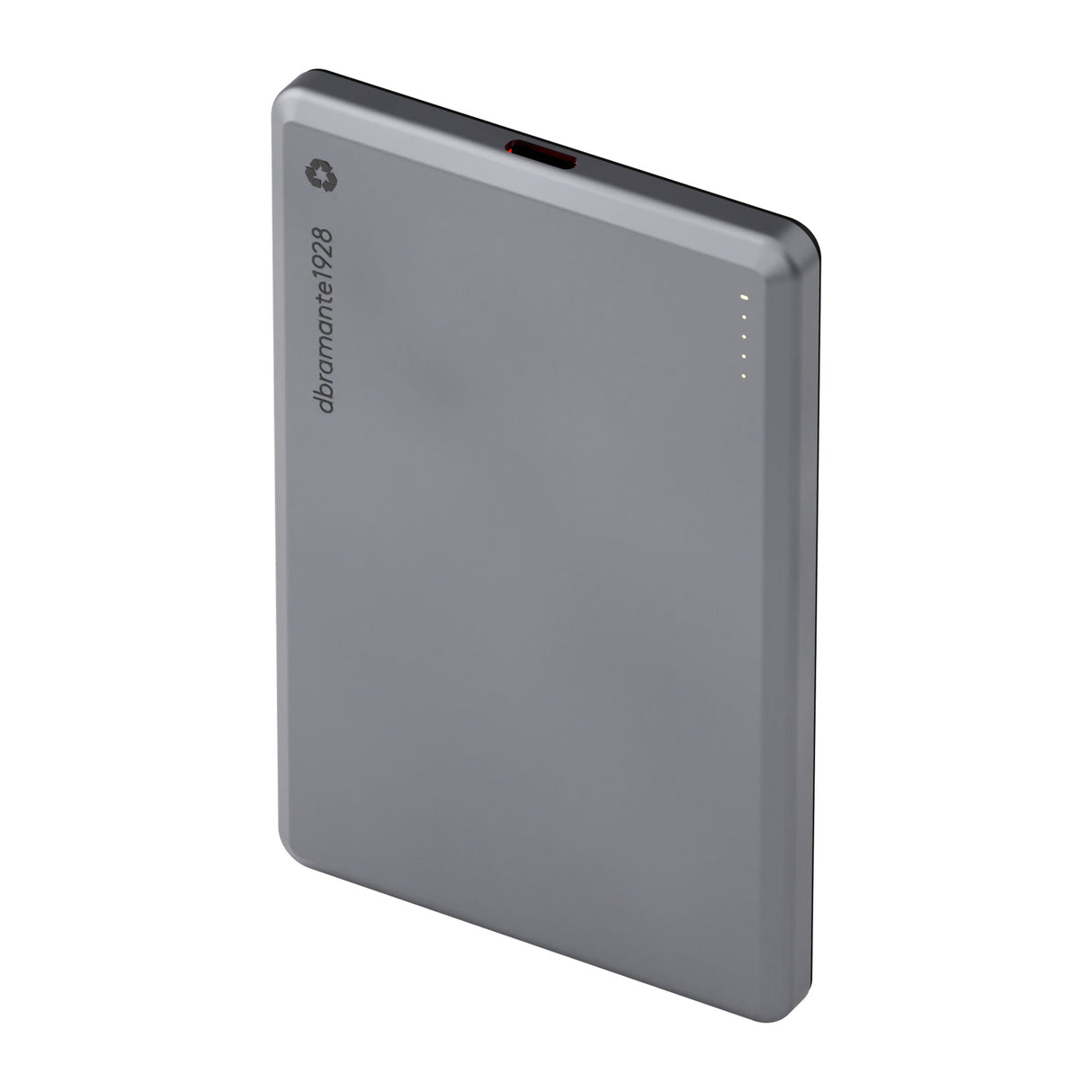 dbramante1928 CP05SLBL7177 powerbank 5000 mAh Trådløs opladning Grå