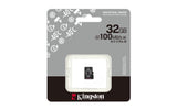 Kingston Technology 32GB microSDHC Industrial C10 A1 pSLC kort enkeltpakke uden adapter