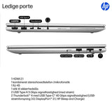 HP EliteBook 6 G1i AI Intel Core Ultra 5 225U Laptop 35,6 cm (14") WUXGA 24 GB DDR5-SDRAM 512 GB SSD Wi-Fi 7 (802.11be) Windows 11 Pro AI PC Sølv