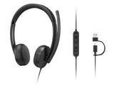 Lenovo 5000 Kablet Høretelefoner Sort