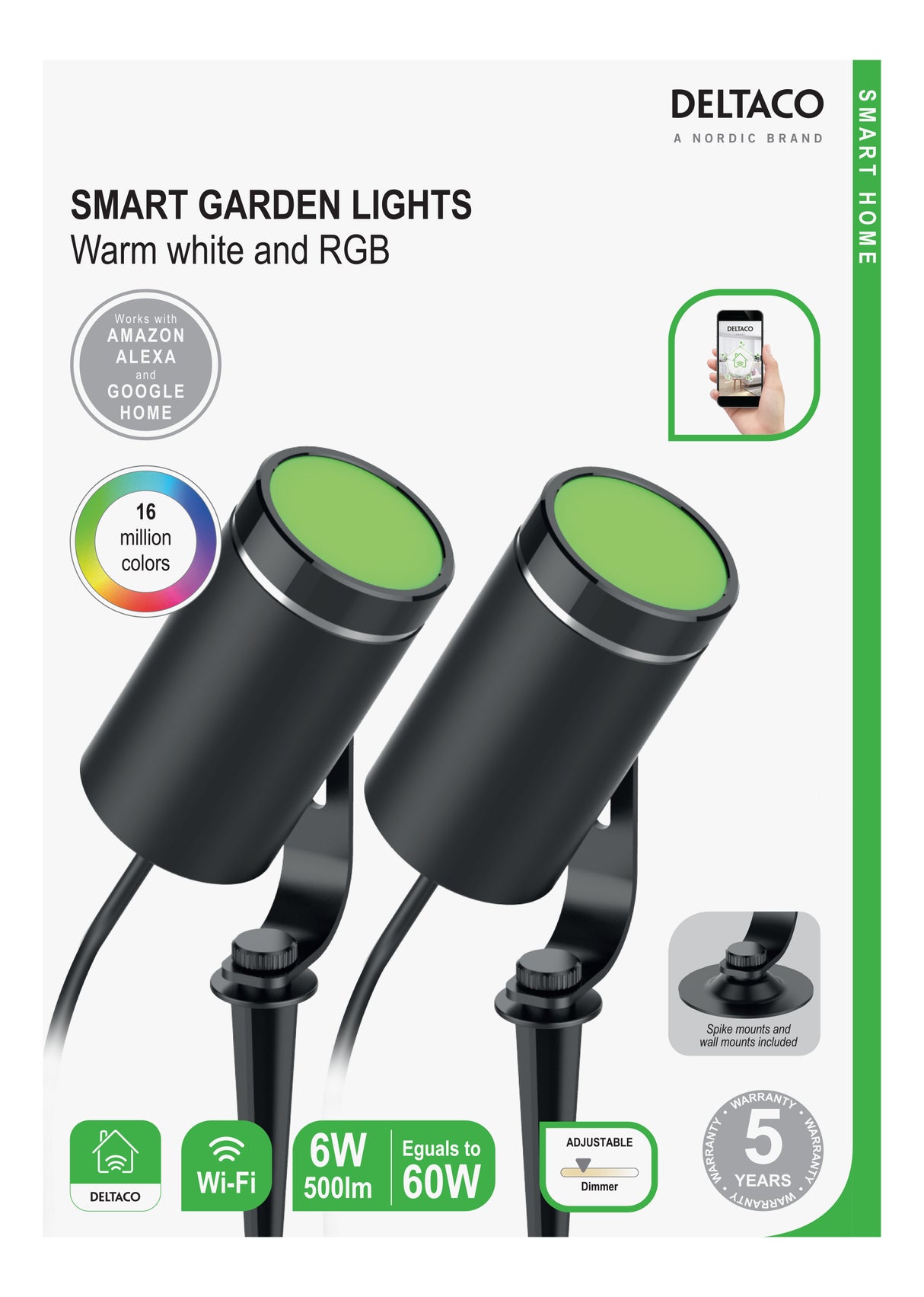 Deltaco SH-GLK01 Smart Home havelys