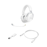 HyperX Cloud III S Wireless White Gaming Trådløs Høretelefoner Hvid