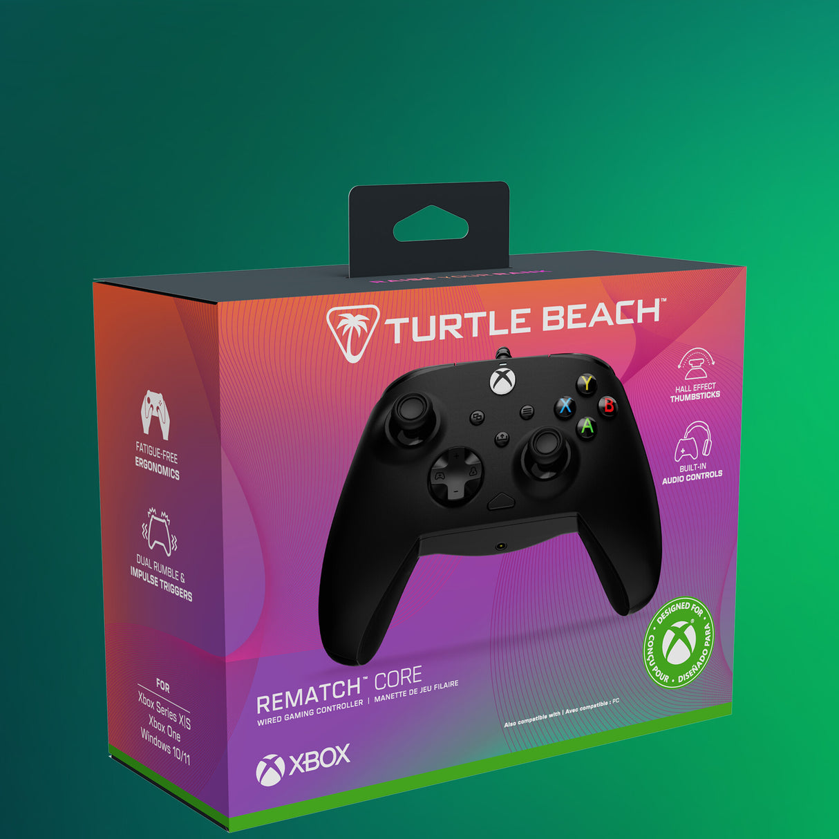 Turtle Beach Rematch Sort USB Gamepad Analog/digital Xbox Series S, Xbox Series X, Xbox One, PC