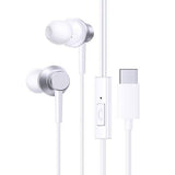 Baseus ENCOK CZ11 WİRED EARPHONES MOON WHİTE headphones/headset Wired In-ear Calls/Music/Sport/Everyday White