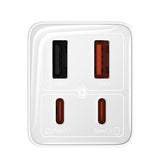 Baseus GAN6 65W ADPTR + 100W C KBL-BYZ mobile device charger PDA, Tablet, Telephone White AC Auto