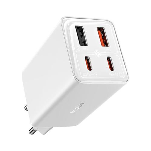 Baseus GAN6 65W ADPTR + 100W C KBL-BYZ mobile device charger PDA, Tablet, Telephone White AC Auto
