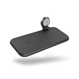 ZENS ZEDC14B/00 oplader til mobil enhed Hovedtelefoner, Smartphone, SmartWatch Sort USB Trådløs opladning Hurtig opladning Indendørs