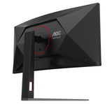 AOC G4 CU34G4 computerskærm 86,4 cm (34") 3440 x 1440 pixel Wide Quad HD LED Sort, Rød
