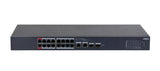 Dahua Technology DH-CS4218-16ET-190 netværksswitch Administreret L2 Gigabit Ethernet (10/100/1000) Strøm over Ethernet (PoE) Sort