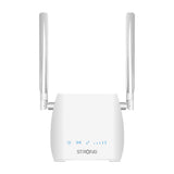 Strong 300M trådløs router Hurtigt ethernet Enkelt band (2,4 GHz) 4G Hvid