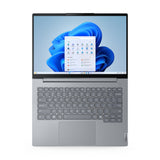Lenovo ThinkBook 14 G8 IAL Intel Core Ultra 9 185H Laptop 35,6 cm (14") WUXGA 16 GB DDR5-SDRAM 512 GB SSD Wi-Fi 6E (802.11ax) Windows 11 Pro Engelsk Grå
