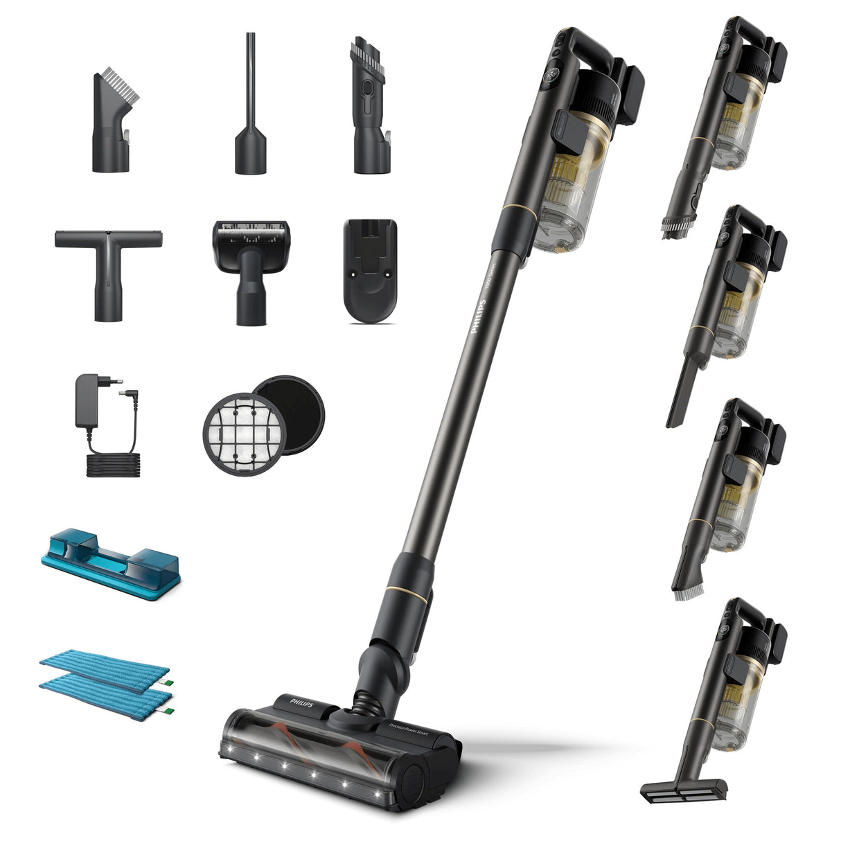 Philips 7000 series XC7057/01 Trådløs Vacuum Aqua
