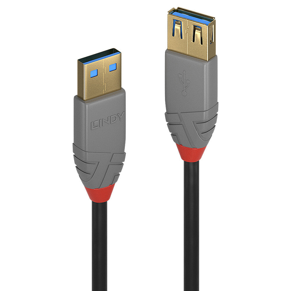 Lindy 36762 USB-kabel USB 3.2 Gen 1 (3.1 Gen 1) 2 m USB A 5 Gbit/sek. Sort