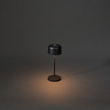 Konstsmide Lille mini sort bordlampe portable