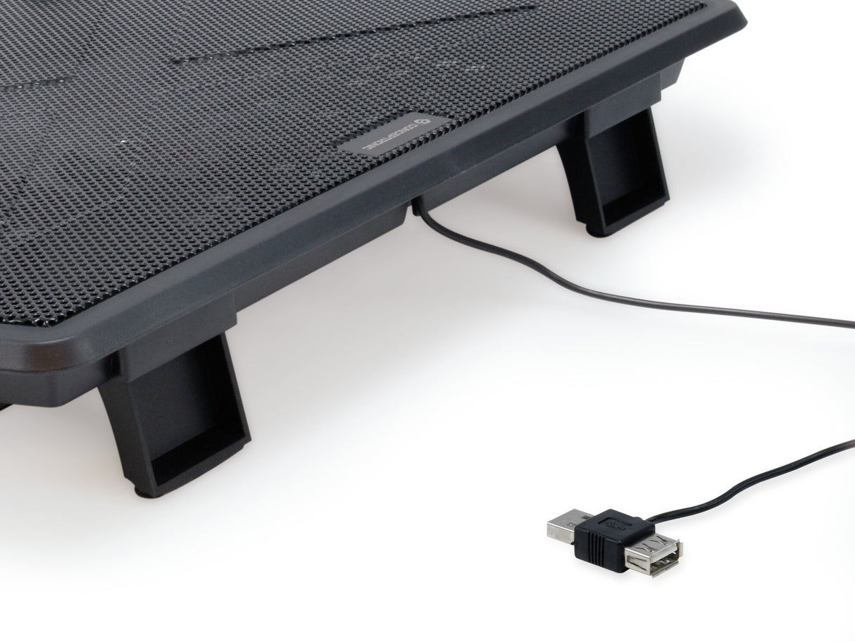 Conceptronic THANA06B køling til laptop 39,6 cm (15.6") Sort