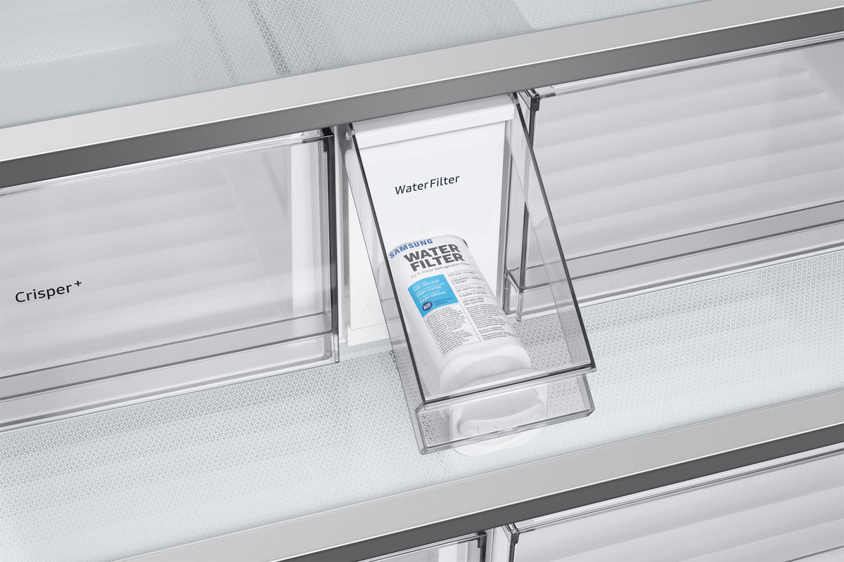 Samsung RF24BB620ES9EF side-by-side køle-fryseskab Fritstående 674 L Sølv