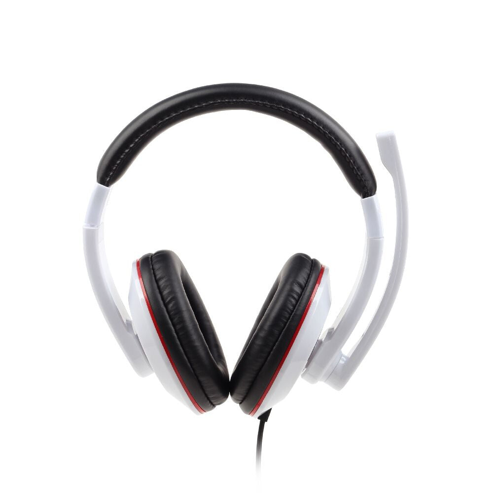 Gembird MHS-001-GW hovedtelefoner/headset Ledningsført Opkald/musik Hvid