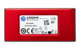 Kingston Technology 1 TB XS1000 Red External USB 3.2 Gen 2 – Bærbart SSD-drev