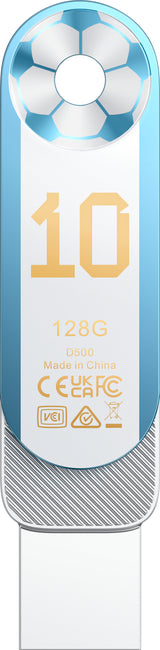 Lexar D500 USB-nøgle 128 GB USB Type-C/USB Type-A 3.2 Gen 1 (3.1 Gen 1) Flerfarvet