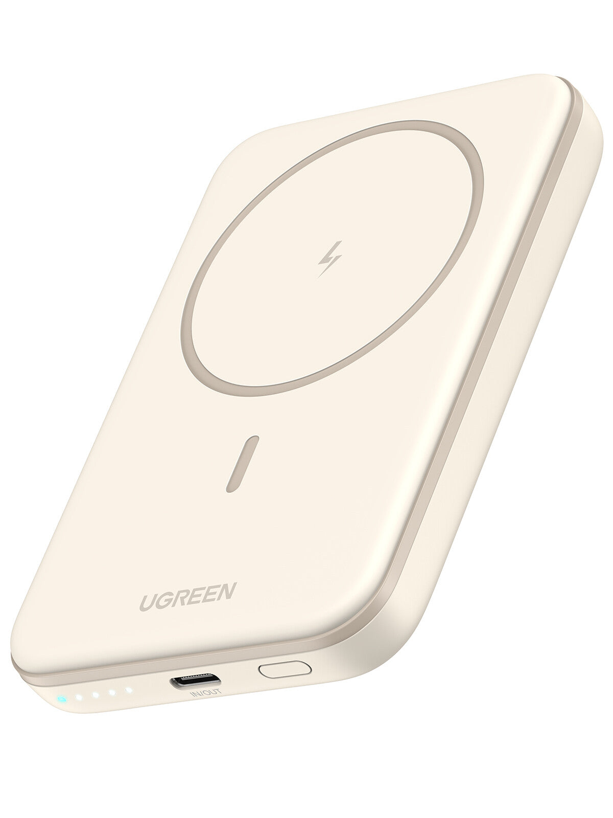 Ugreen 25207 powerbank 5000 mAh Trådløs opladning Sort