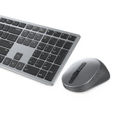 DELL KM7321W tastatur Mus inkluderet Kontor RF trådløs + Bluetooth QWERTY Nordisk Grå, Titanium