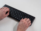 Mousetrapper Type Midi - NORDIC tastatur Hjemme/kontor USB + RF Wireless + Bluetooth QWERTY Nordisk Sort
