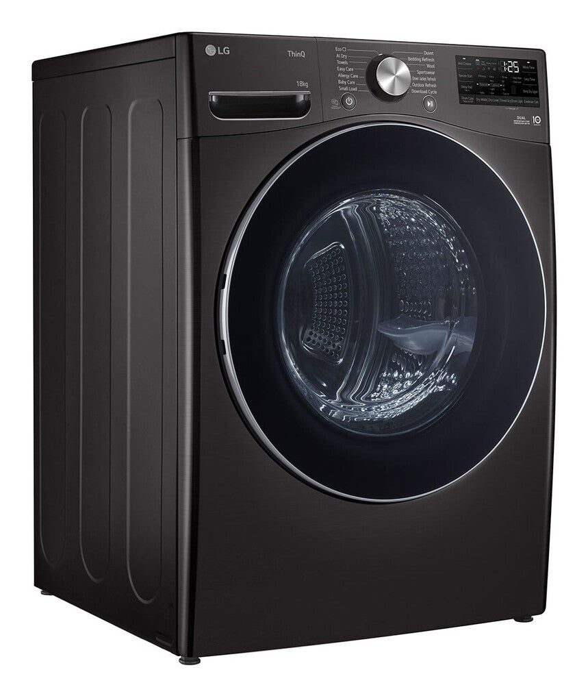 LG RH18U8JVCW tørretumbler Fritstående Front-læsning 18 kg Sort