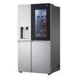 LG InstaView GSXV90BSAE side-by-side køle-fryseskab Fritstående 635 L Rustfrit stål