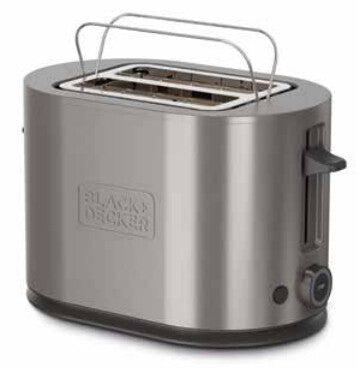 Black & Decker BXTO901E 7 2 skive(r) 900 W Rustfrit stål