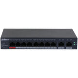 Dahua Technology DH-CS4010-8GT-110 netværksswitch Administreret L2 Gigabit Ethernet (10/100/1000) Strøm over Ethernet (PoE) Sort