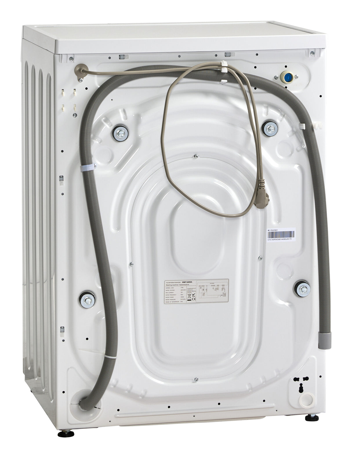 ScanDomestic WMF1408WA vaskemaskine Front-læsning 8 kg 1400 rpm Hvid