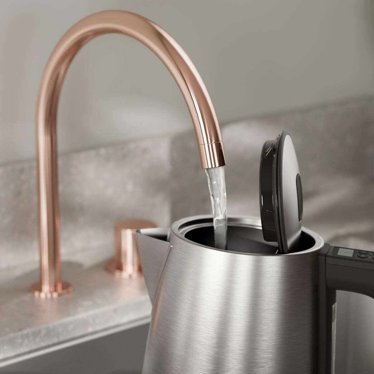 Electrolux E5K1-6ST elkedel 1,7 L 2400 W Rustfrit stål