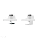 Neomounts NM-D775WHITEPLUS Monitor arm 10-49" - gas spring - Topfix - 180°-stop