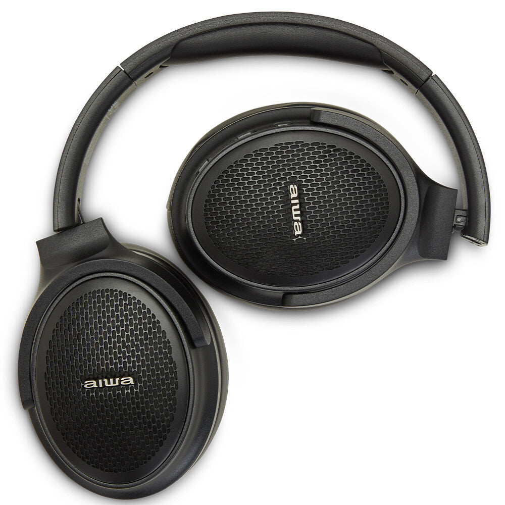 Aiwa HST-250BT/BK hovedtelefoner/headset Kabel & trådløs Opkald/musik Micro-USB Bluetooth Sort