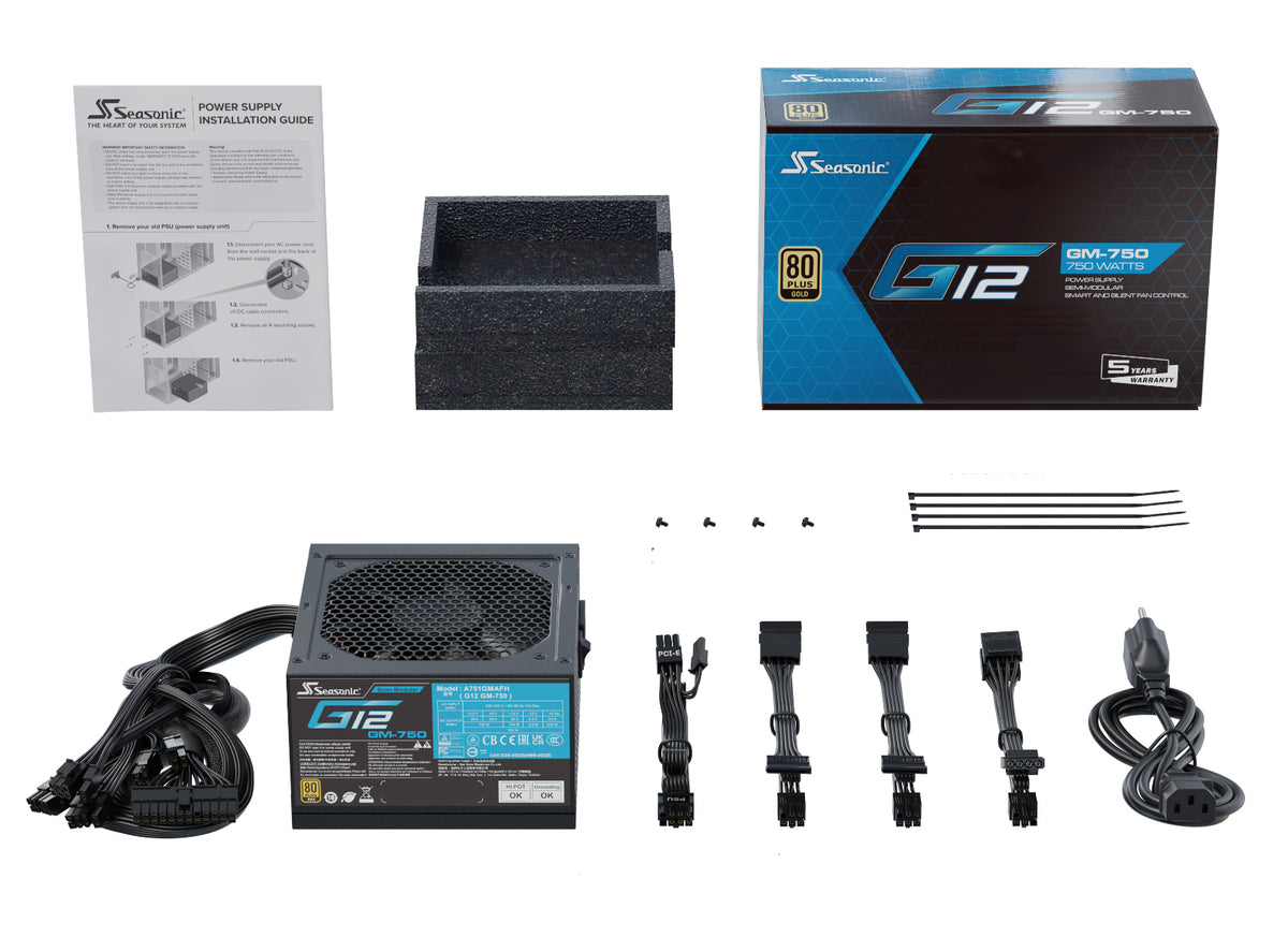 Seasonic G12 GM 750 750Watt 80 PLUS Gold