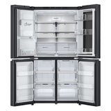 LG InstaView GMG960EVJE side-by-side køle-fryseskab Fritstående 638 L Sort