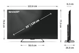 Sharp 55HR7265E TV 139,7 cm (55") 4K Ultra HD